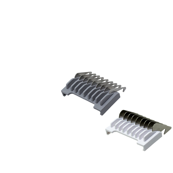Set de 2 contre-peignes robustes en inox à glisser, 1233-7180